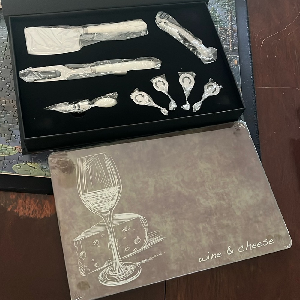 Wine and Cheese Board